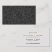 Coole Imitate mit schwarzer Visitenkarte (Vorne/Hinten)