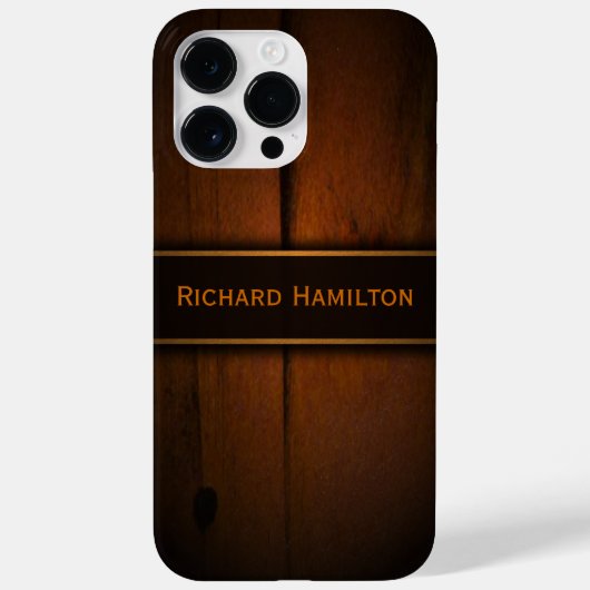 Coole Imitate Ostseekiefer Holz Mangelholz Case-Mate iPhone Hülle (Rückseite)