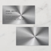 Coole Imitate - Stainless Steel Promoter Business  Visitenkarte (Vorne/Hinten)