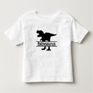 coole individuell anpassbare Babysaurus Familie Di Kleinkind T-shirt