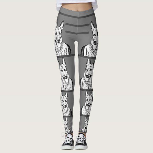 Coole individuell anpassbare Leggings (Vorderseite)
