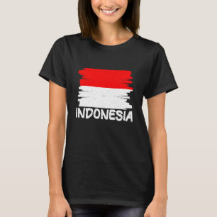 Coole indonesische Flagge T-Shirt