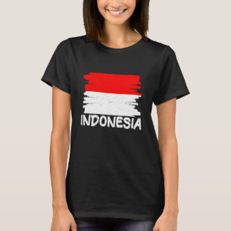 Coole indonesische Flagge T-Shirt
