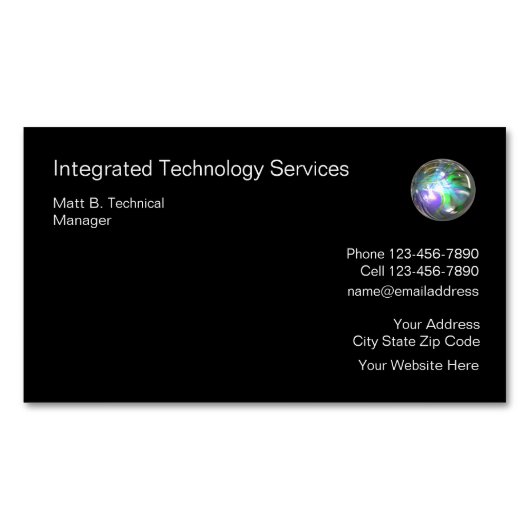 Coole Informatik Magnetische Visitenkarte (Vorderseite)