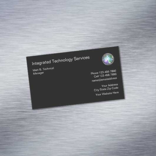 Coole Informatik Magnetische Visitenkarte (Beispiel)