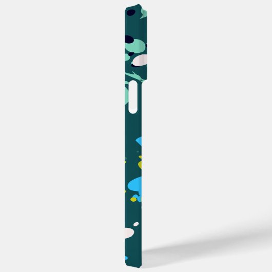 Coole Initialen für den grünen Spritzer Case-Mate iPhone Hülle (Rückseite / Rechts)