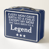 Coole intelligente niedliche lustige Zitate Metall Brotdose (Vorderseite)