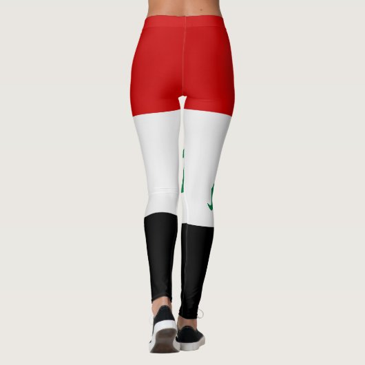 Coole Irak-Fahne Leggings (Rückseite)
