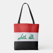 Coole Irak-Fahne Tasche (Rückseite)