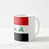 Coole irakische Flagge Kaffeetasse (VorderseiteRechts)