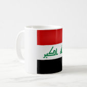 Coole irakische Flagge Kaffeetasse (Vorderseite Links)