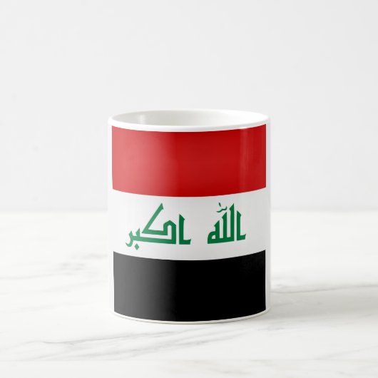 Coole irakische Flagge Kaffeetasse (Mittel)