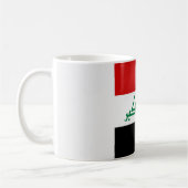 Coole irakische Flagge Kaffeetasse (Links)