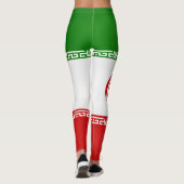 Coole iranische Flagge Leggings (Rückseite)