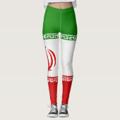 Coole iranische Flagge Leggings (Vorderseite)