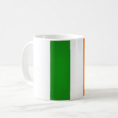 Coole irische Flagge Kaffeetasse (Vorderseite Links)