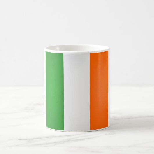 Coole irische Flagge Kaffeetasse (Mittel)