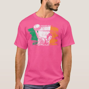 Coole irische Flagge Vintage irische Flagge Wasser T-Shirt