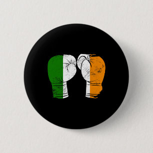 Coole Irland-Flagge Vintage-Irische-Flagge-Boxhand Button