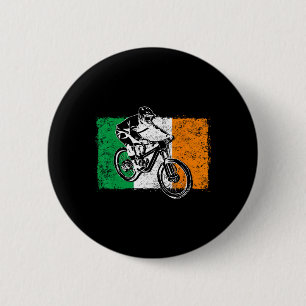 Coole Irland-Flagge Vintage-Irische-Flagge Mtb-Mou Button