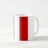 Coole italienische Flagge Kaffeetasse (VorderseiteRechts)