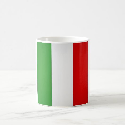 Coole italienische Flagge Kaffeetasse (Mittel)
