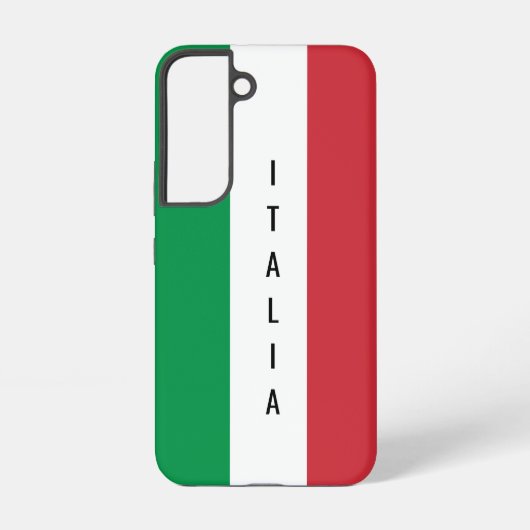 Coole italienische Flagge Samsung Galaxy S22 Fall Hülle (Rückseite)