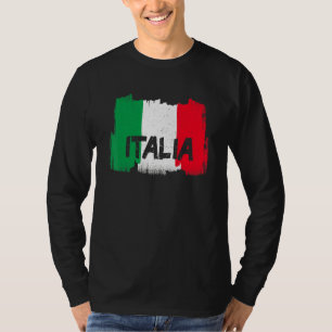 Coole italienische Flagge T-Shirt