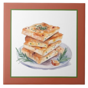 Coole italienische Lebensmittel Liebhaber von Zuha Fliese