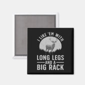 Coole Jagdkunst für Männer Wildli Jagd Magnet (Vorderseite/Rückseite)
