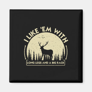 Coole Jagdkunst für Männer Wildli Jagd Magnet