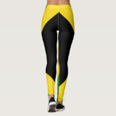 Coole jamaikanische Flagge Leggings (Rückseite)