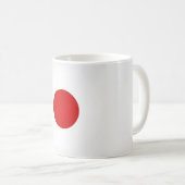 Coole japanische Flagge Kaffeetasse (VorderseiteRechts)