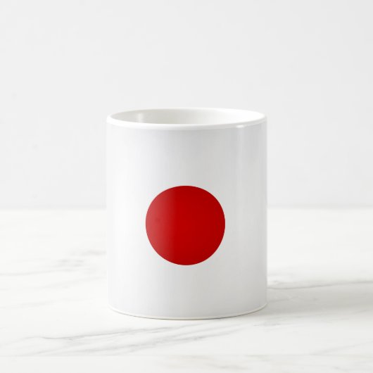 Coole japanische Flagge Kaffeetasse (Mittel)