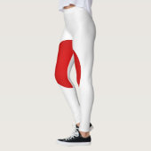 Coole japanische Flagge Leggings (Links)