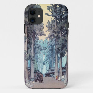 Coole japanische klassische Waldmalerei Hiroshi iPhone 11 Hülle