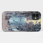 Coole japanische klassische Waldmalerei Hiroshi Case-Mate iPhone Hülle (Rückseite (Horizontal))