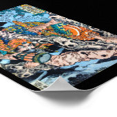 Coole japanische Kunst des alten legendären Hero W Poster (Ecke)