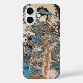 Coole japanische Maiko geisha Vintage Lady Art iPhone 16 Hülle