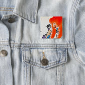 Coole japanische orientalische Tadamasa kabuki Kri Button (Beispiel)