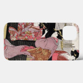Coole japanische Ukiyo-e trio geisha Case-Mate iPhone Hülle (Rückseite (Horizontal))