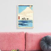 Coole japanische Vintage Fuji-Bergsicht Leinwanddruck (Insitu (Wohnzimmer))