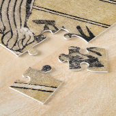 Coole japanische Vintage ukiyo-e samuraj Kriegerku Puzzle (Seite)