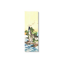 Coole japanische Vintage Ukiyo-e-Sea-Fels-Kunst