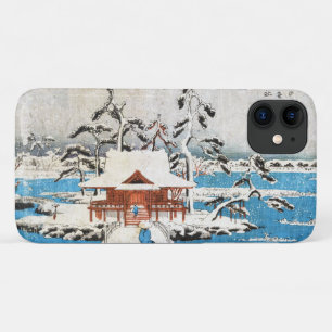 Coole japanische Vintage-Ukiyo-e-See-Schrein-Schne Case-Mate iPhone Hülle