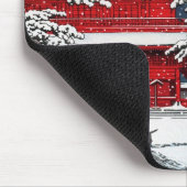 Coole japanische Wintertempel-Schrein-Kyoto-Landsc Mousepad (Ecke)