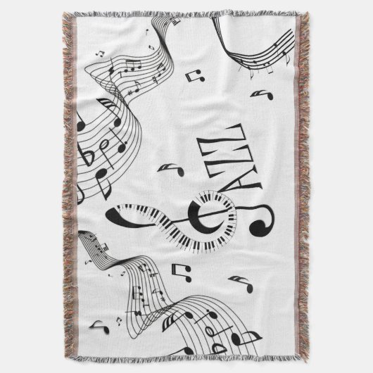 Coole Jazzmusik Decke (Vorderseite Vertikal)