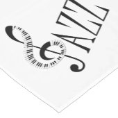Coole Jazzmusik Kurzer Tischläufer (Ecke)