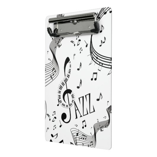 Coole Jazzmusik Mini Klemmbrett (Gewinkelt2)
