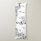 Coole Jazzmusik Seitenschläferkissen (Rückseite (Vertikal))